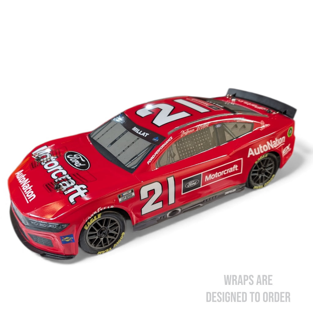 Losi 1/12 NASCAR AWD RTR NASCAR  Mustang Custom Wraps (Designed to Order)