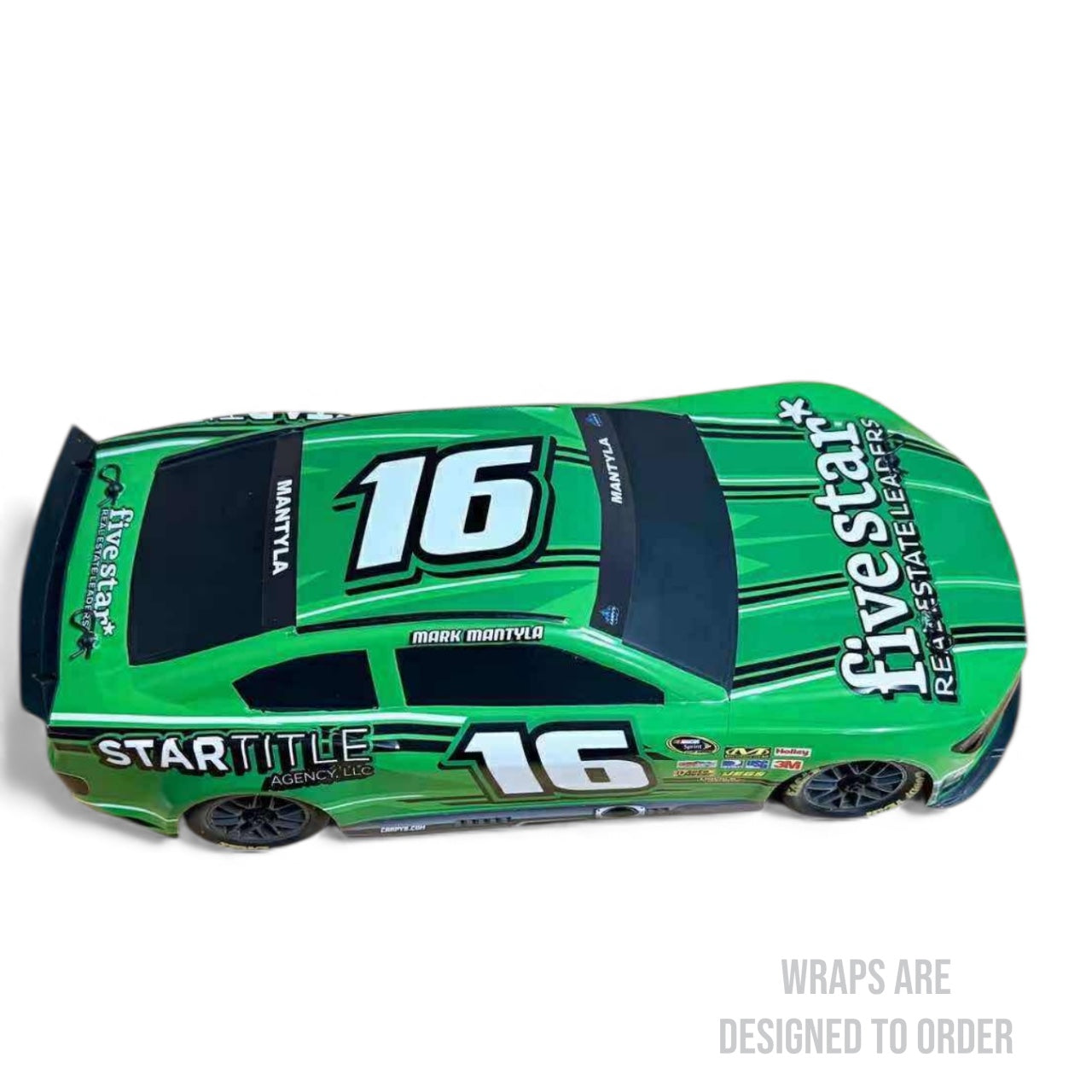 Losi 1/12 NASCAR AWD RTR NASCAR  Mustang Custom Wraps (Designed to Order)