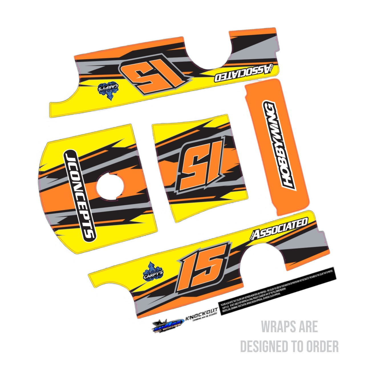 Shark Knockout 2023 Street Stock Wrap | Buggy (Designed to Order)