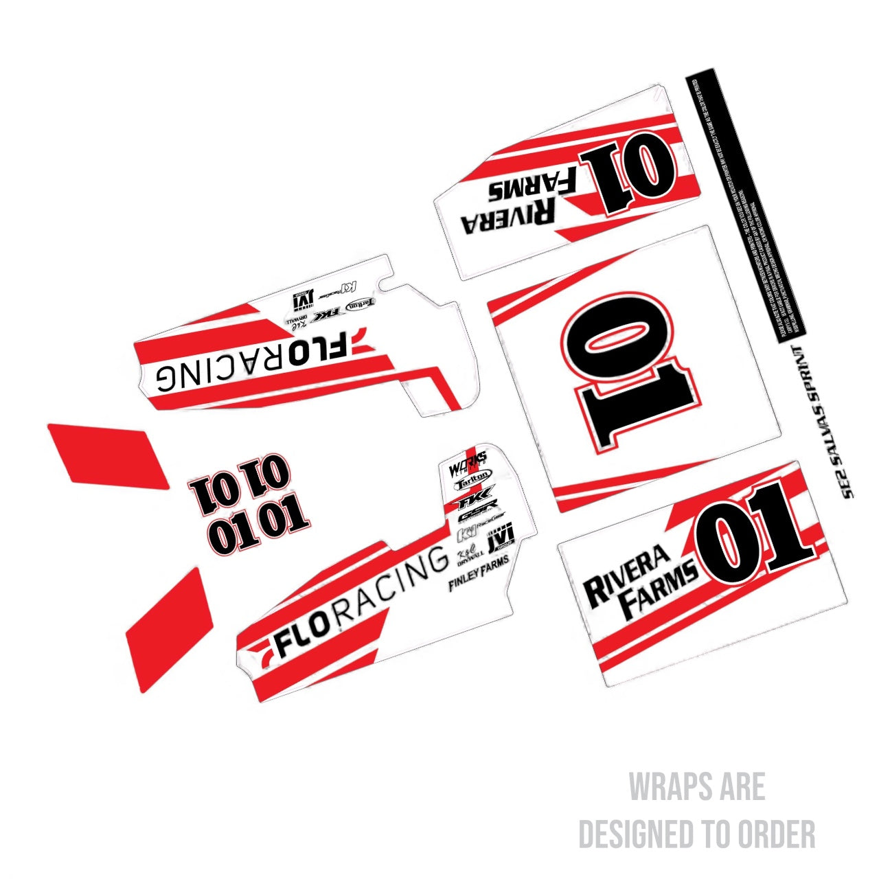 SE2 Salvas Sprint Wraps (Designed to Order)