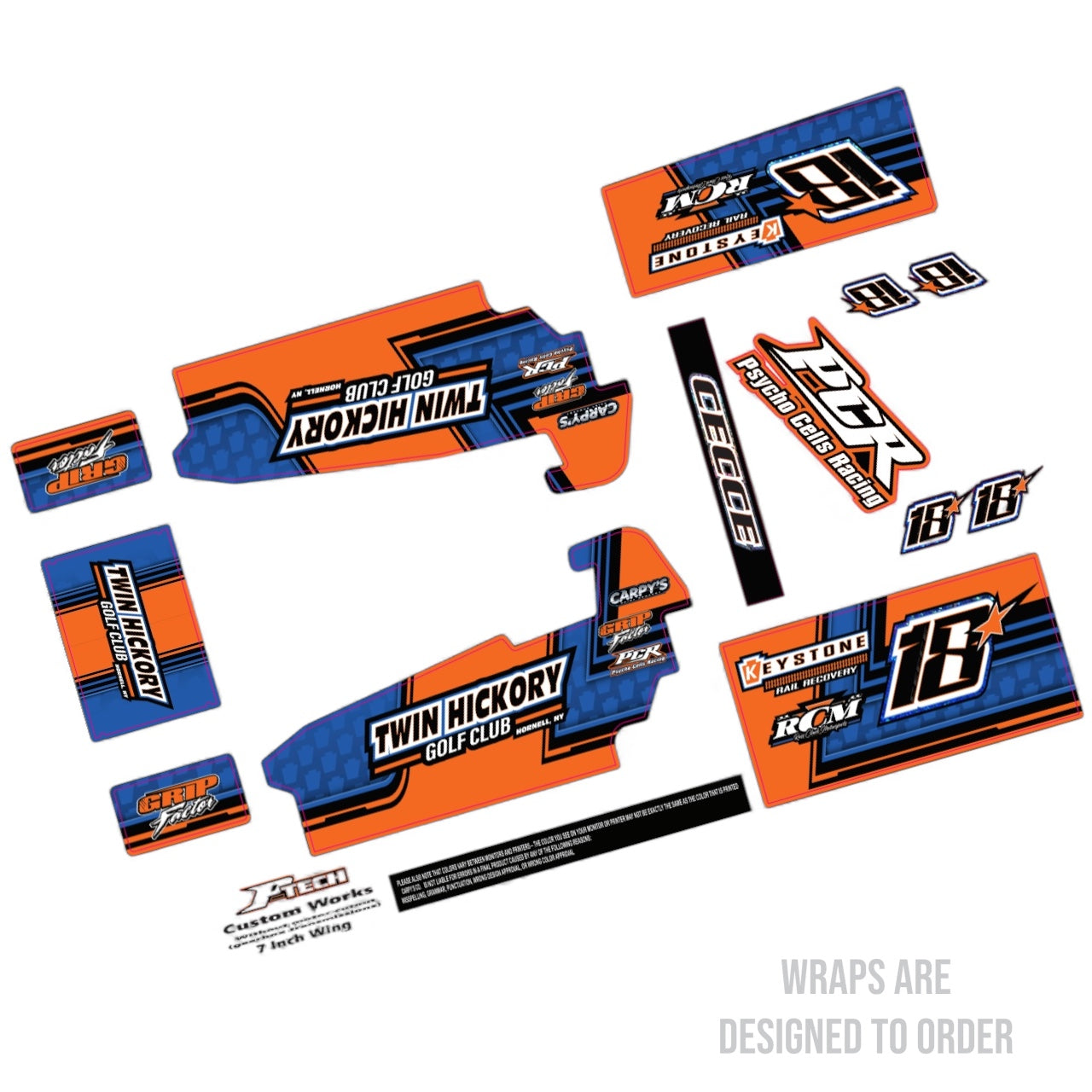 PCR / P-Tech Sprint Wrap (for CW Gearbox Transmissions Without Motor Cutout) (Designed to Order)