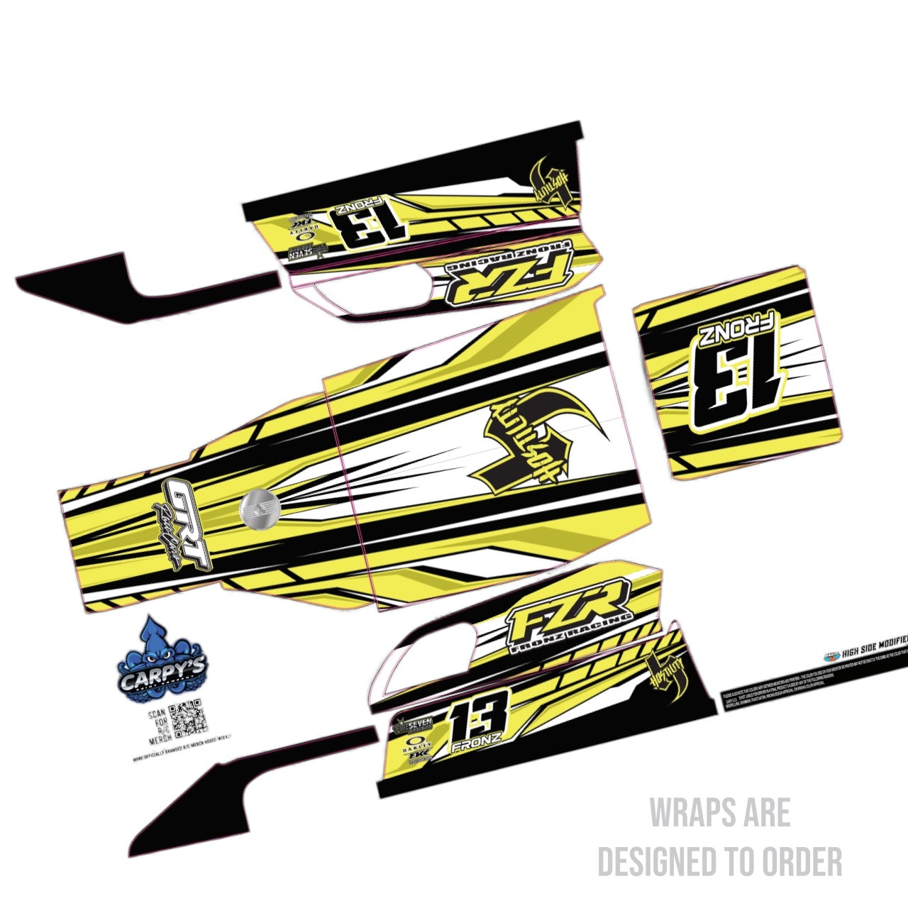 McAllister #325 High Side Tickler 2.0 Midwest Modified Custom Wraps (Designed to Order)