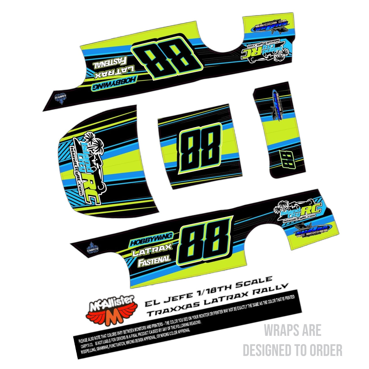 McAllister #326 El Jefe Half Wrap (Custom Designed to Order)