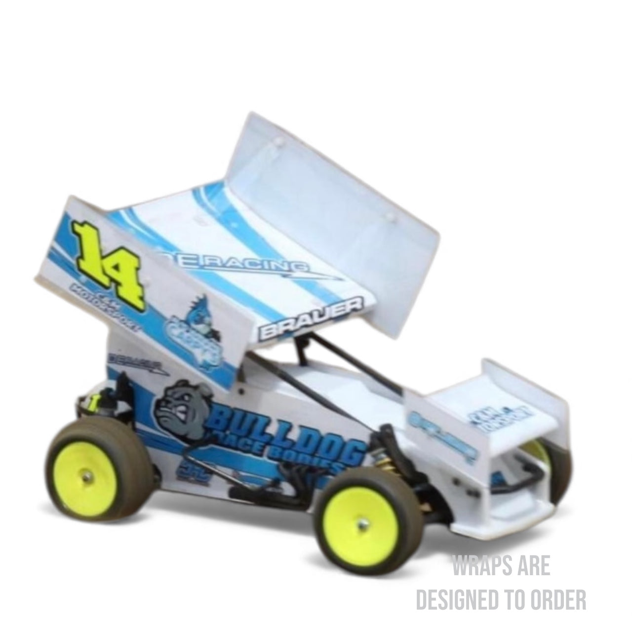 Bulldog Sprint Wraps w/ 7Inch Wing (Designed to Order)