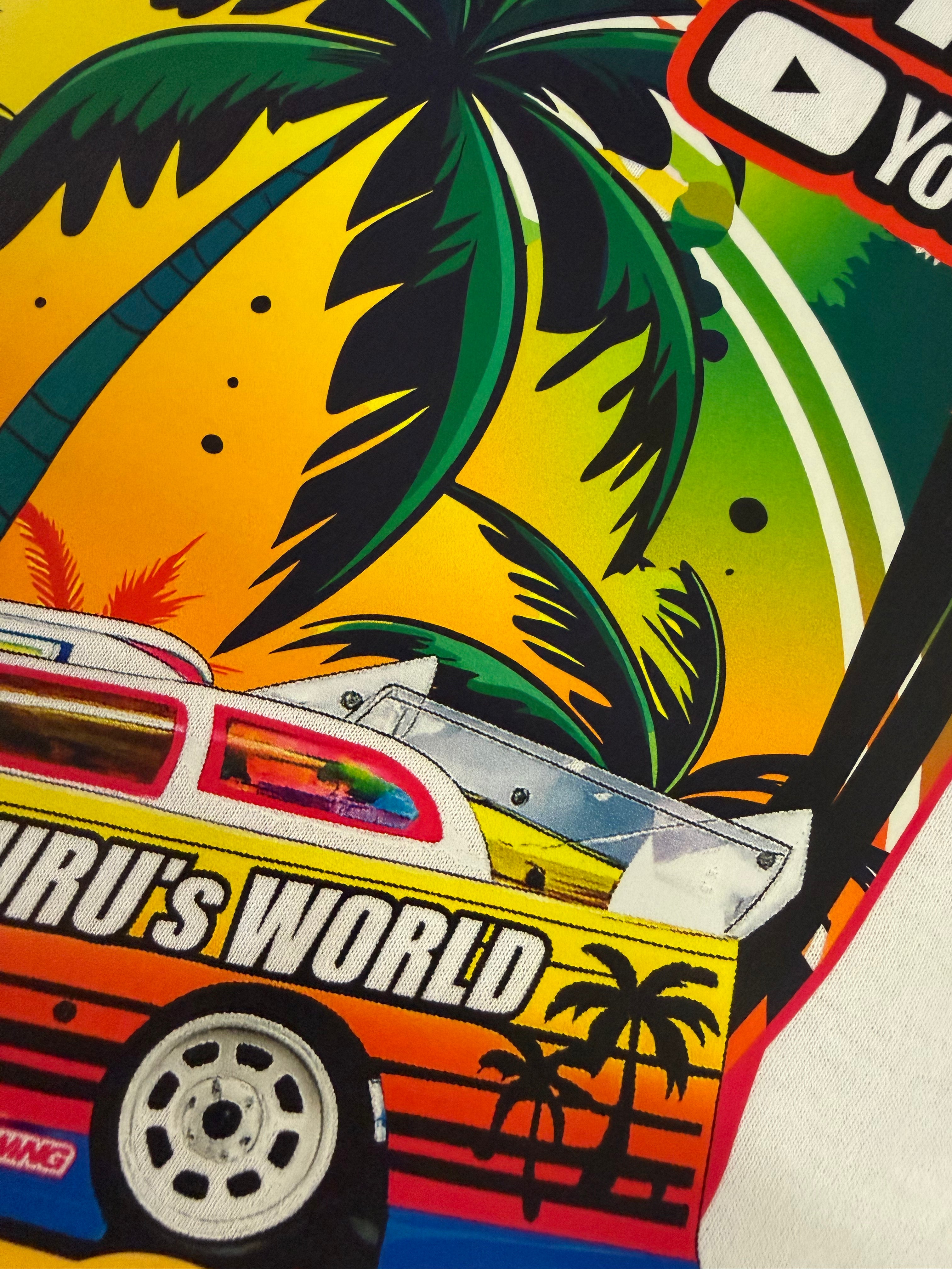 Gurus World Late Model TShirt | PC55 White