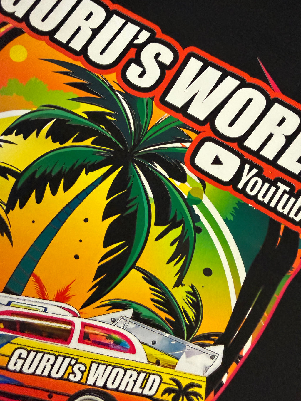 Gurus World Late Model TShirt | PC55 Black