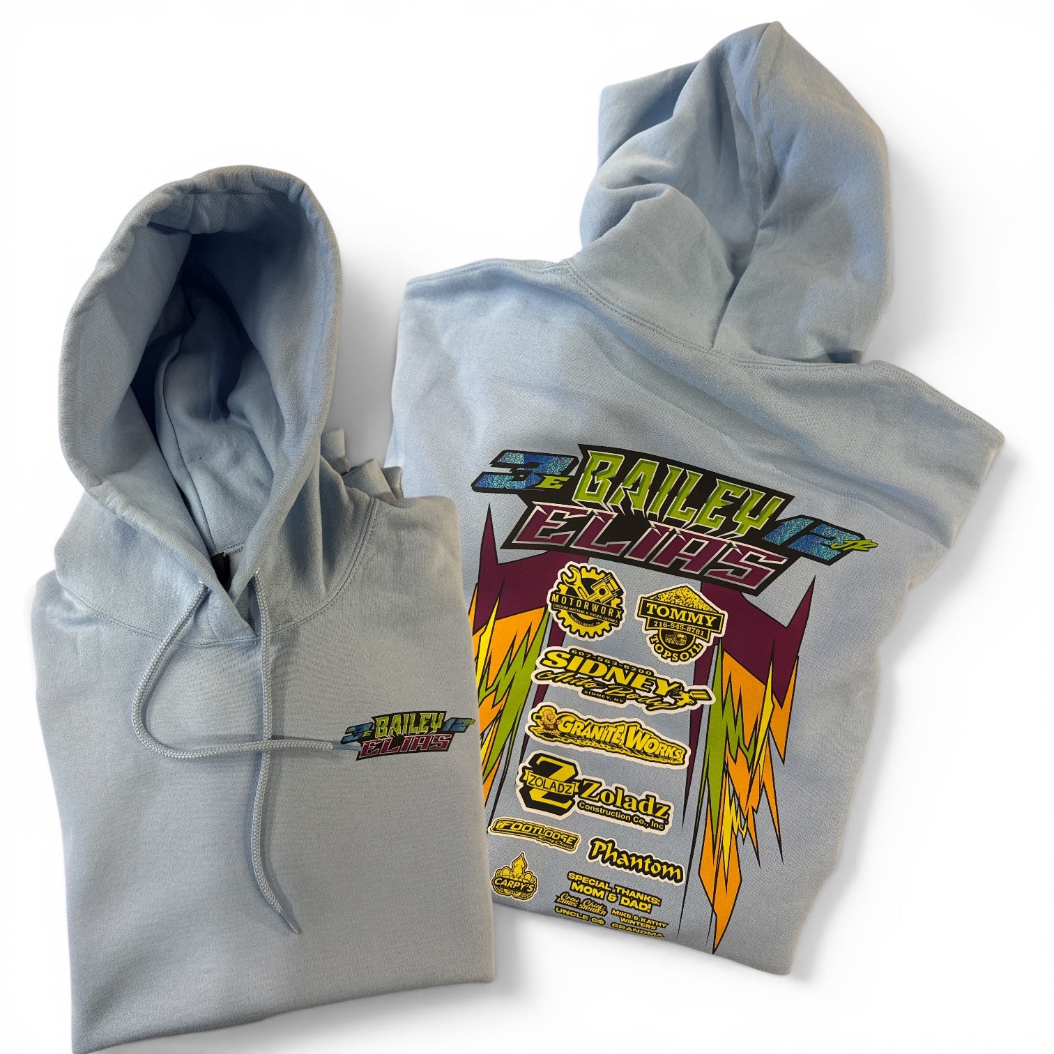 2026 Bailey Elias Hoodie | PC7H Light Blue