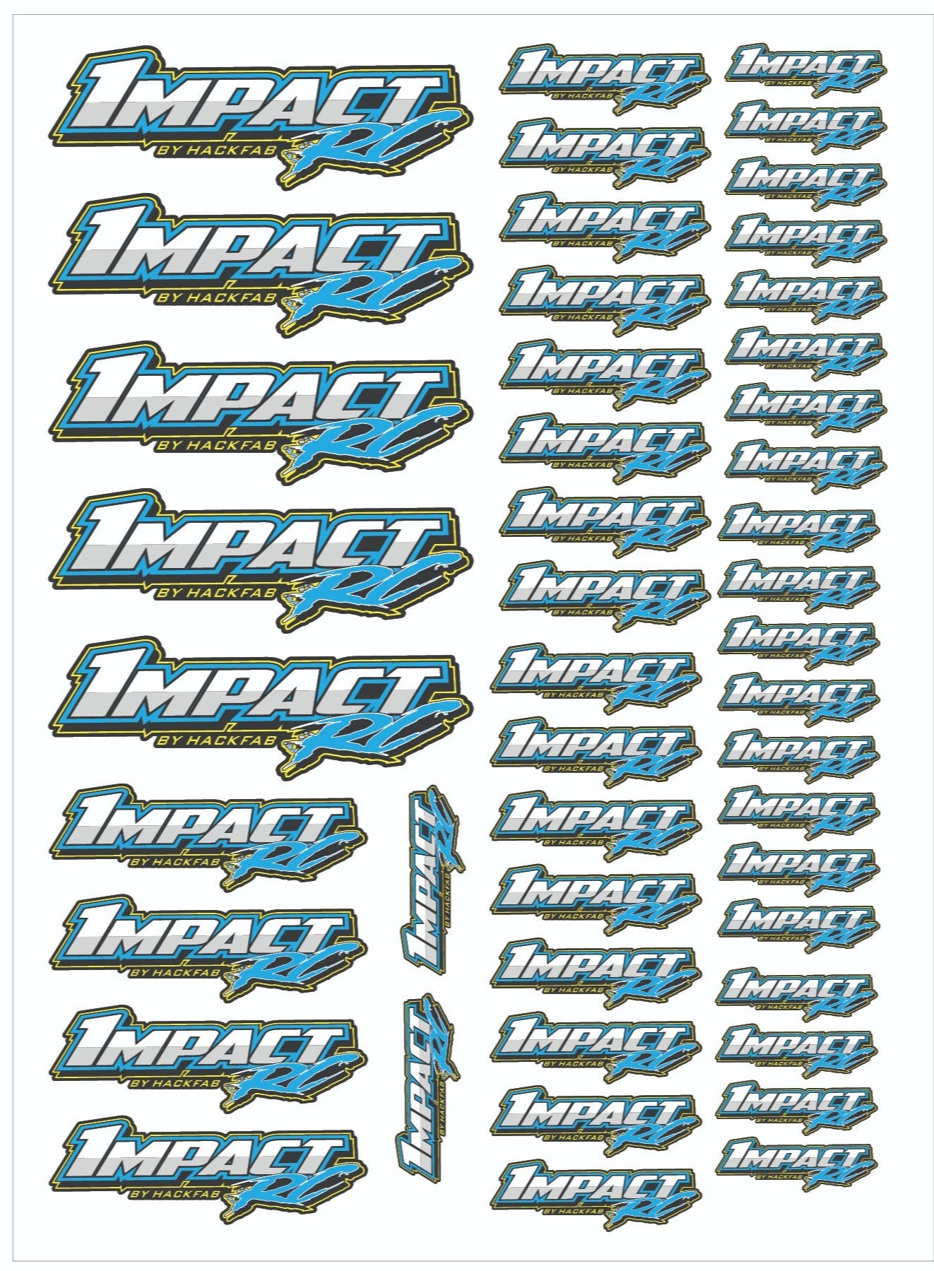 Impact RC Sticker Pack