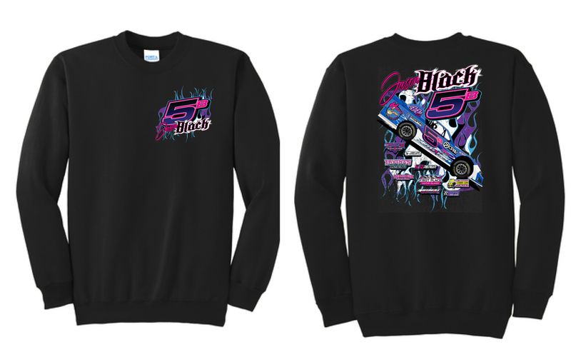 Jason Black 5B Crewneck | PC90 Black