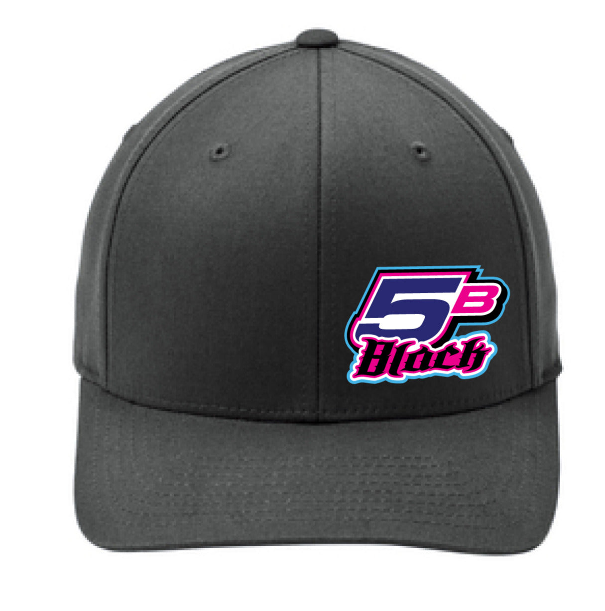 Jason Black 5B Fitted Hat | C813 Black