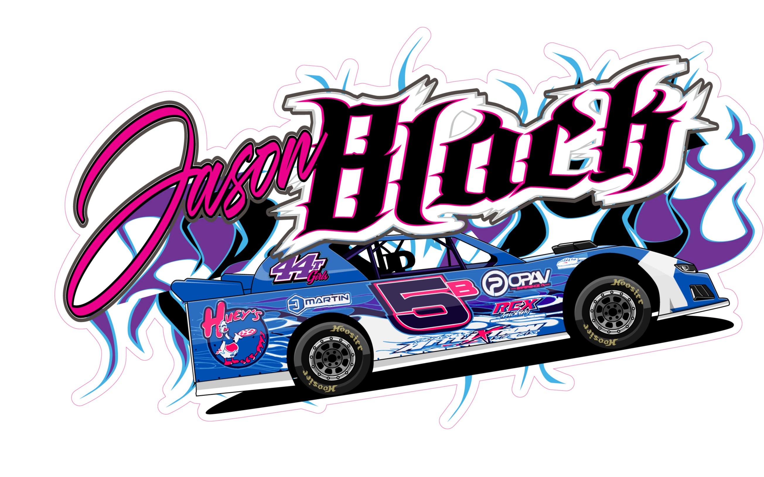 Jason Black 5B Sticker