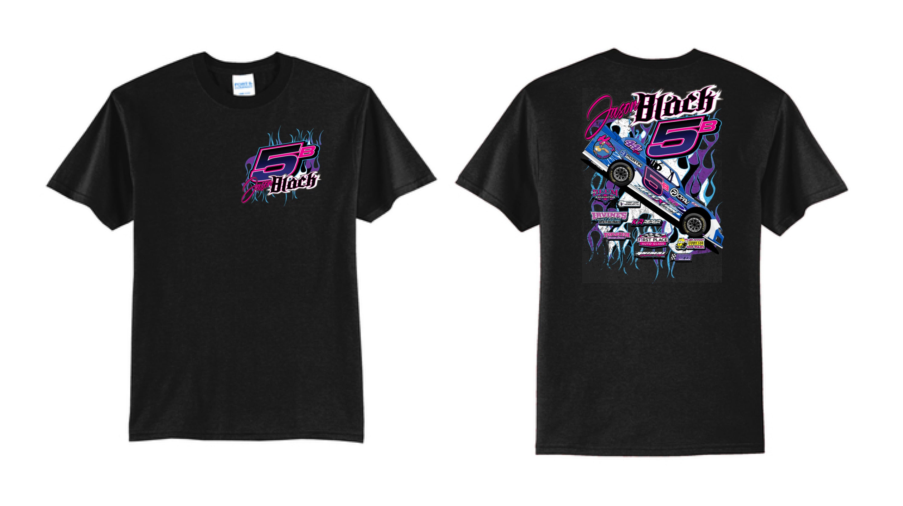 Jason Black 5B TShirt | DT104 Black
