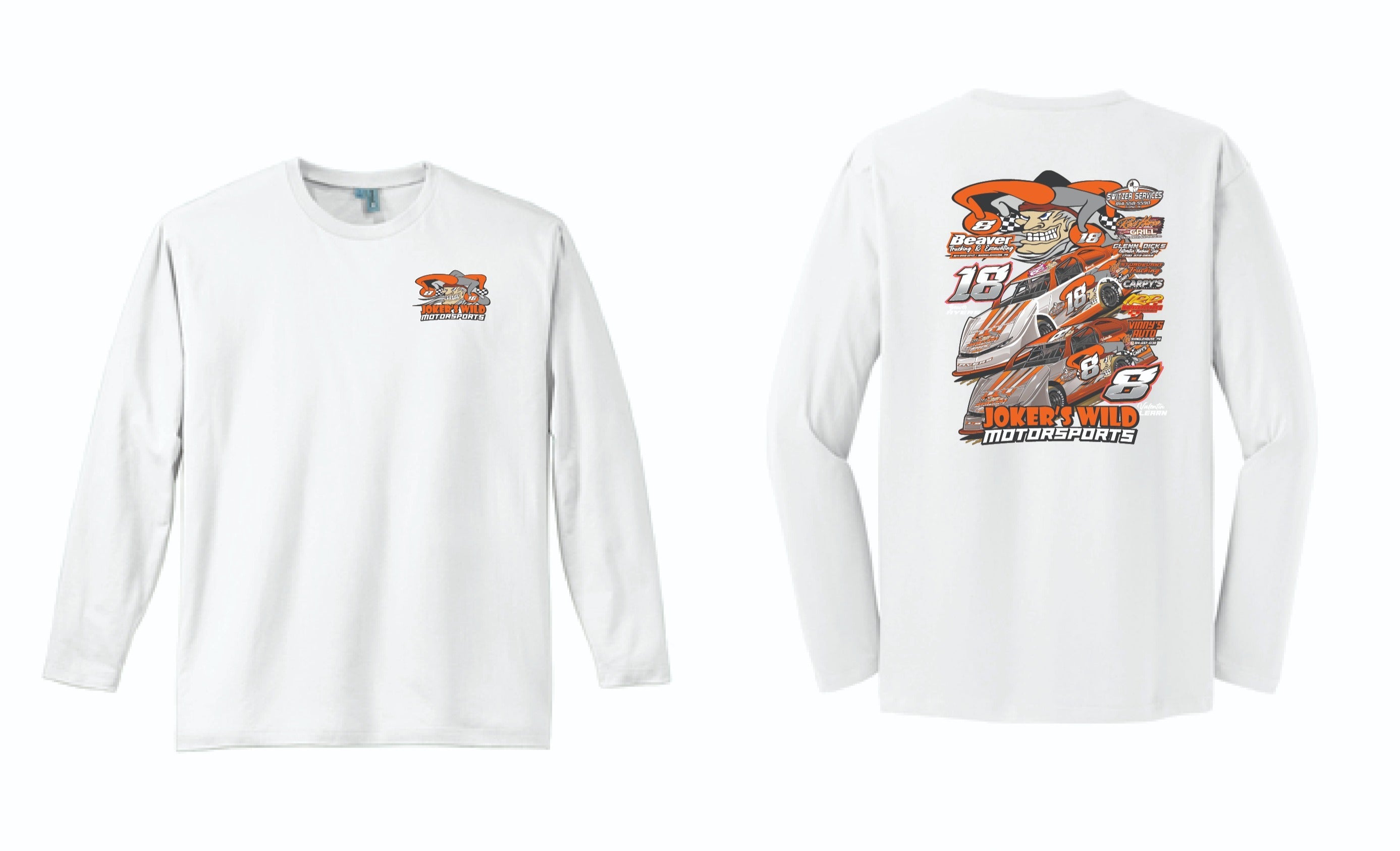 Jokers Wild Long Sleeve Shirt | DT105 White