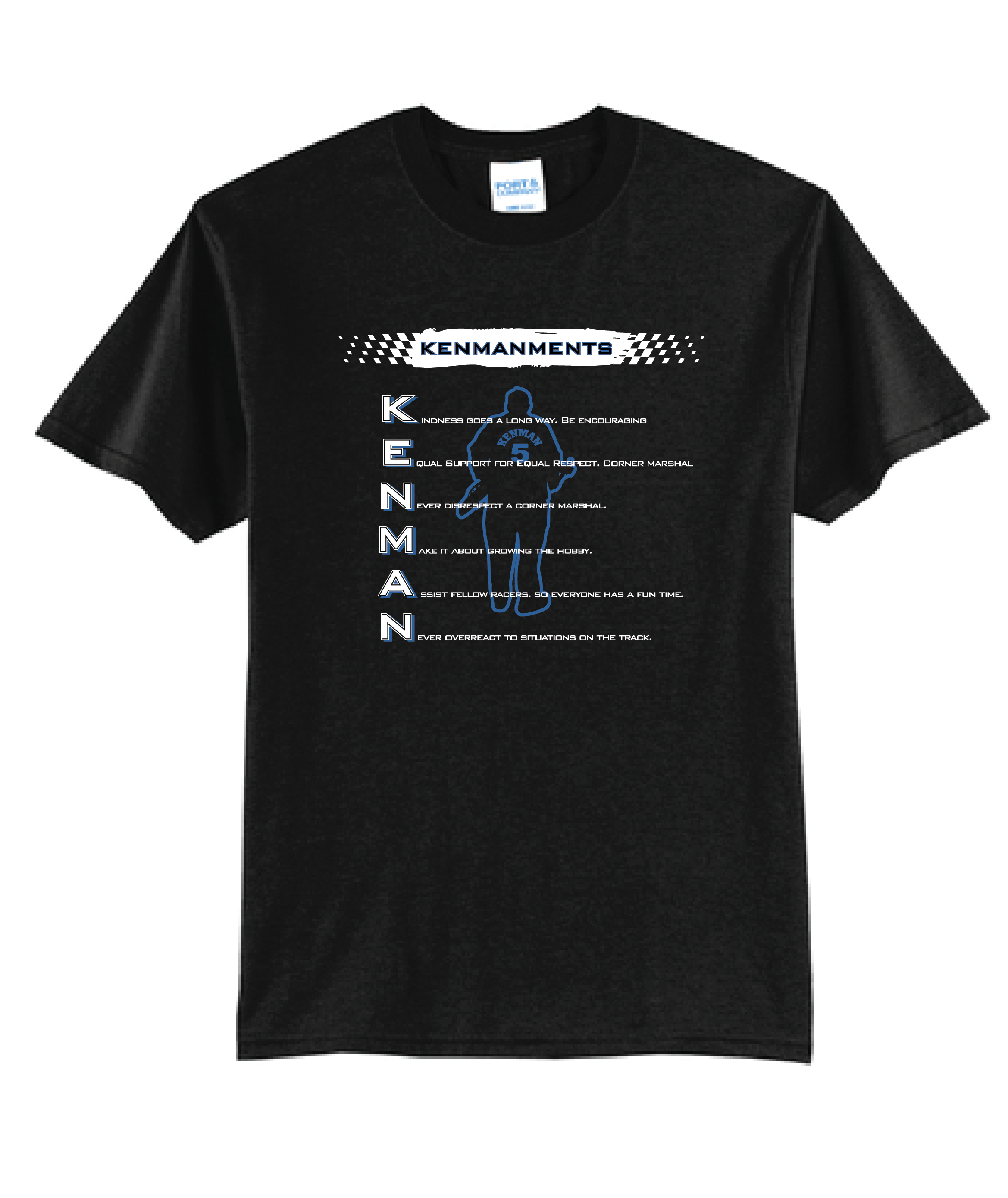 Kenman-ments TShirt | PC55 Black