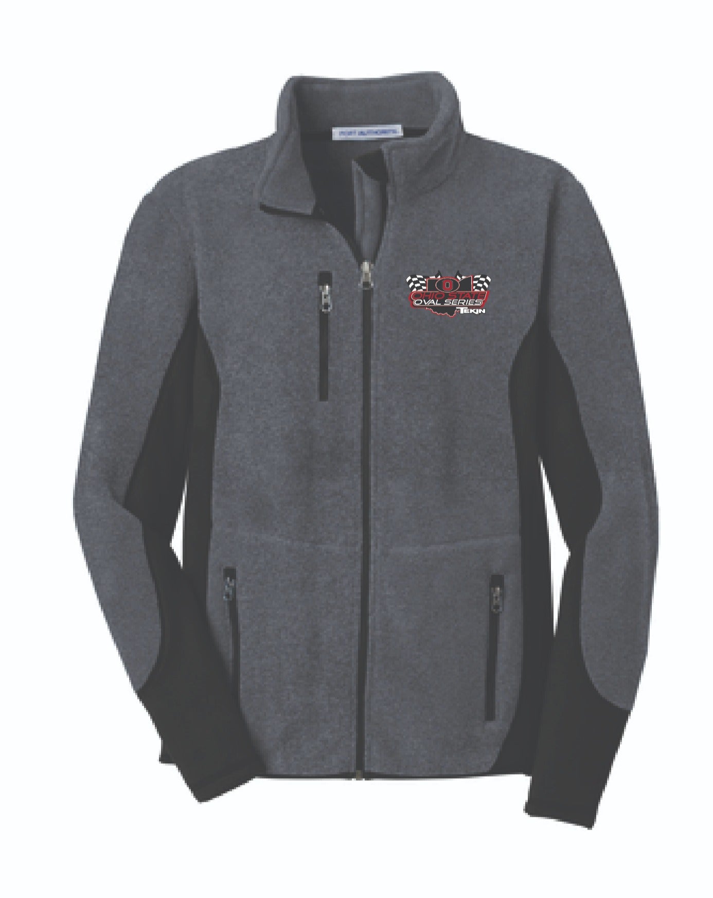 Ohio State Oval Series Jacket | F227 Charcoal Heather/ Black