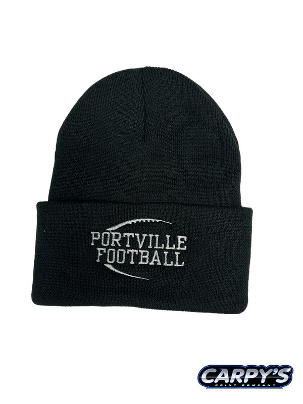 Portville Panthers Football 2023 Team Beanie | CP90 (Black)