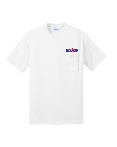 STARS Pocket TShirt | PC55P White
