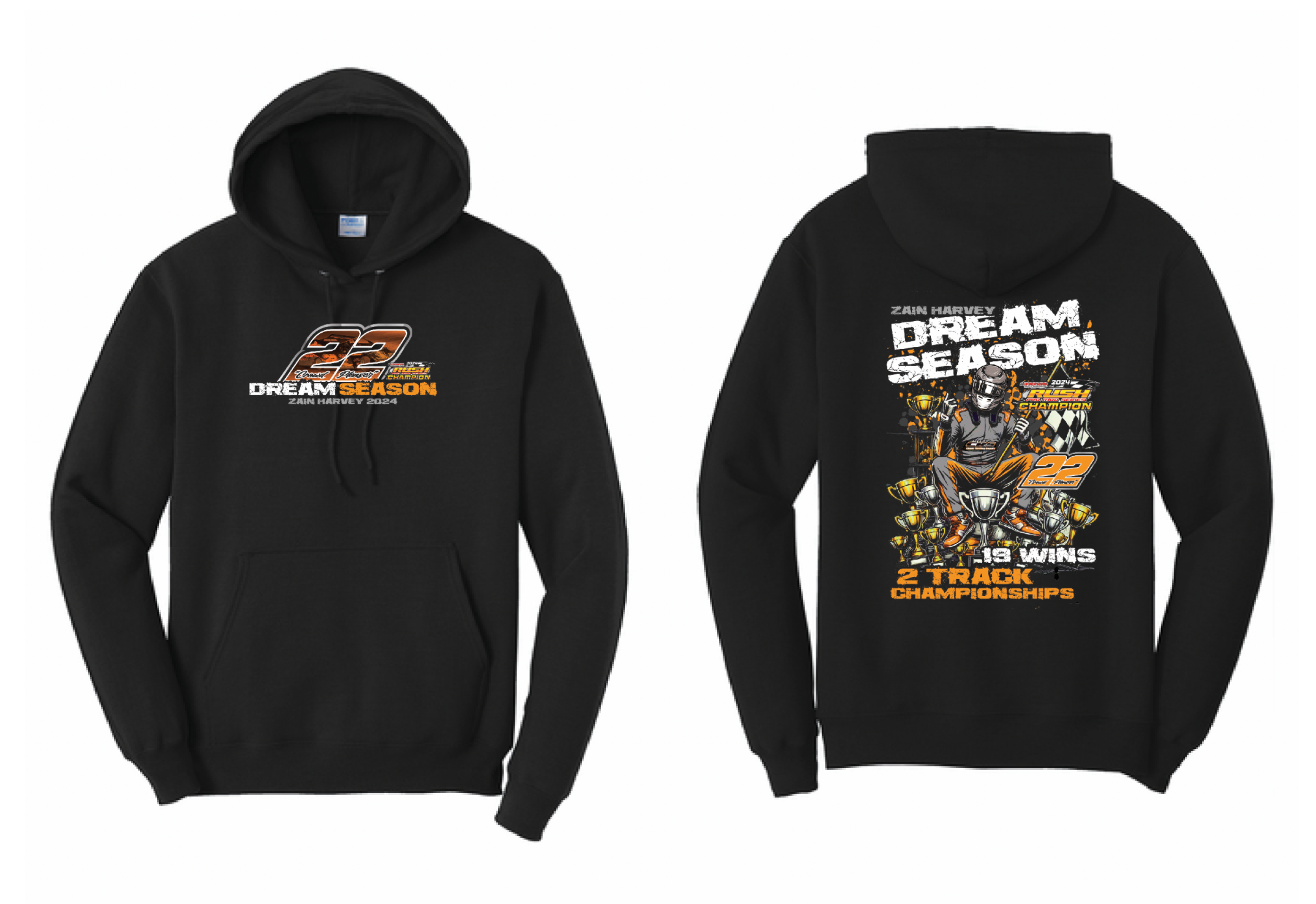 Zain Harvey 2024 Championship Hoodie | PC78H Black