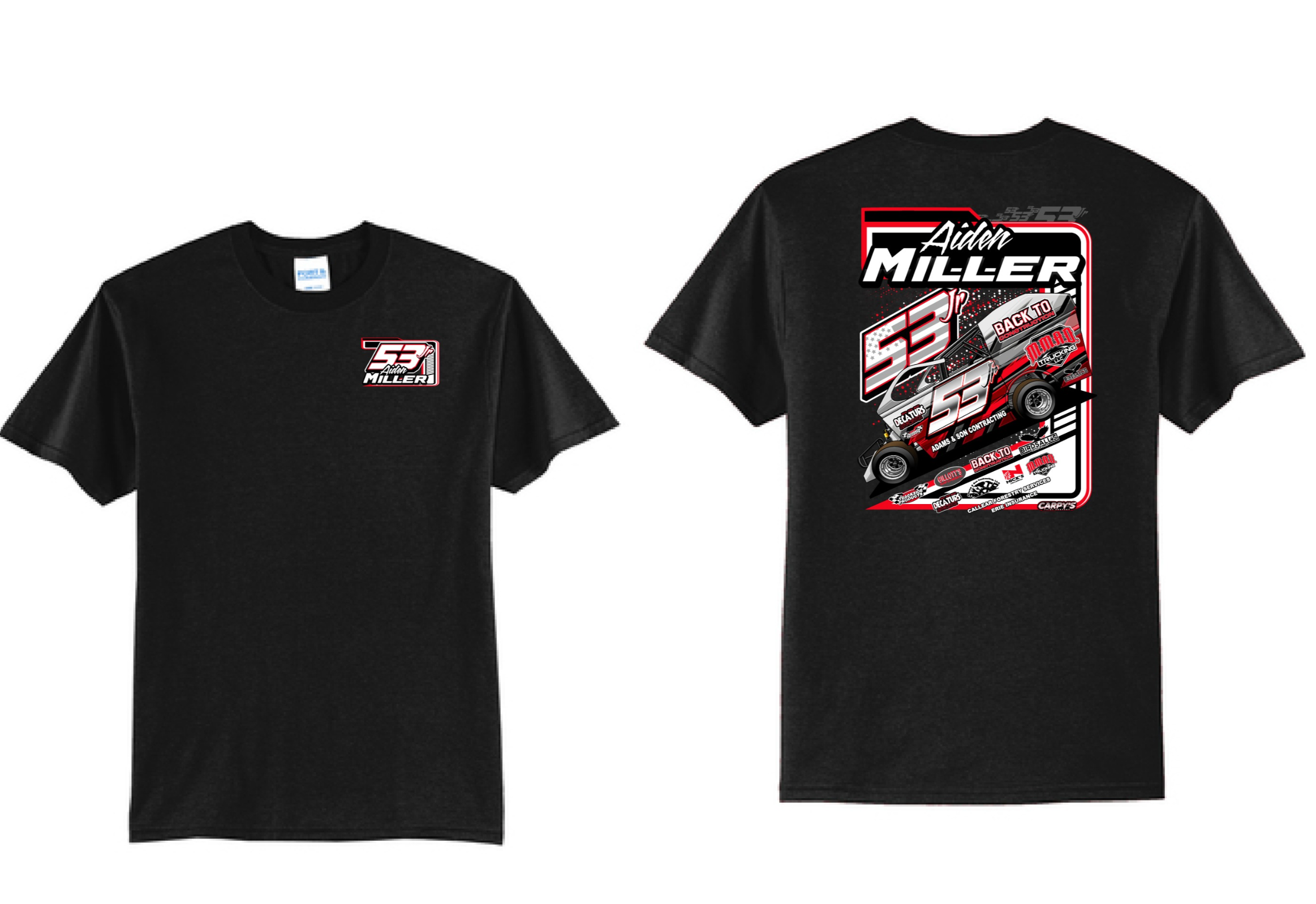 2024 Aiden Miller TShirt | DT104 Black