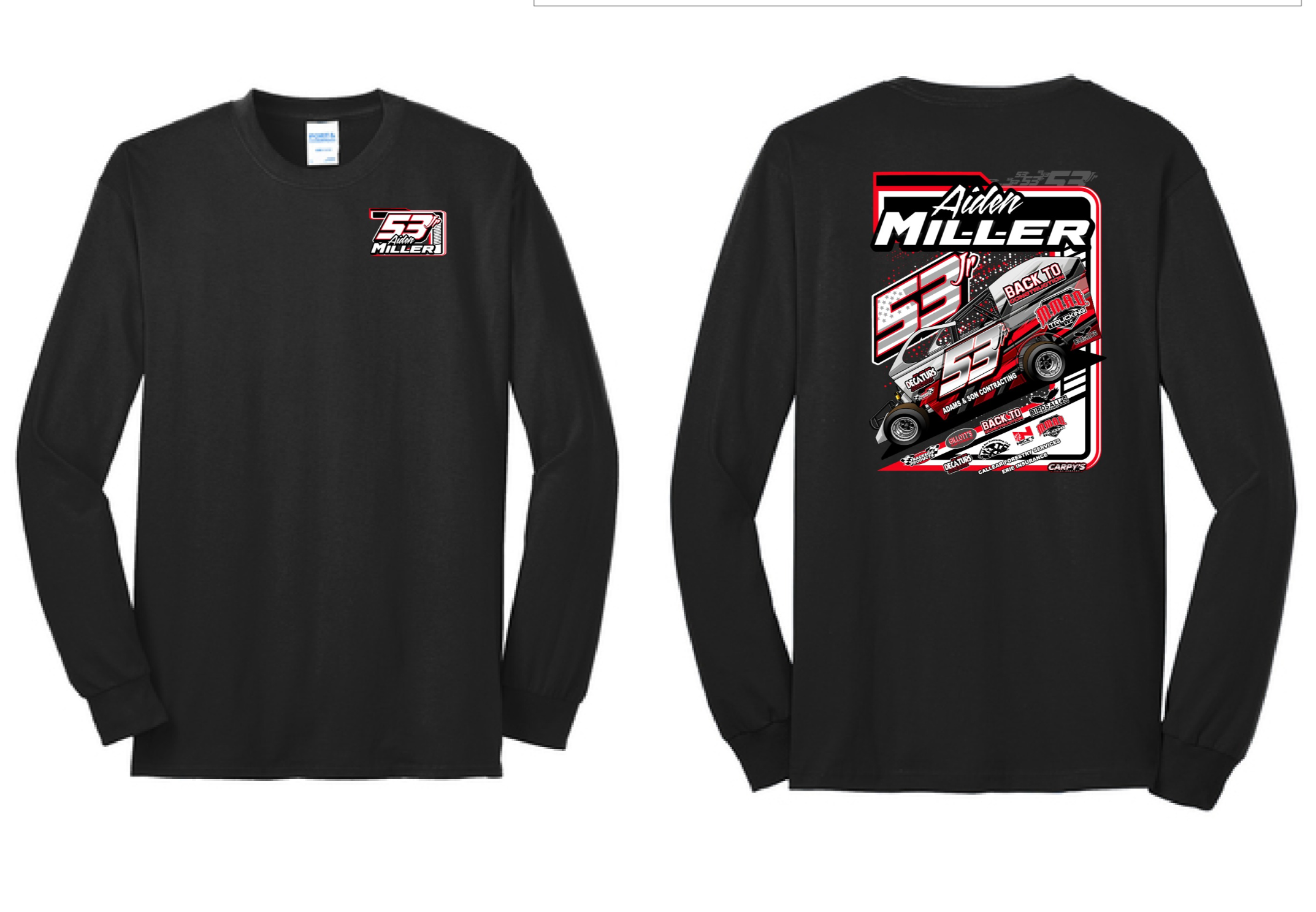 2024 Aiden Miller Long Sleeve Shirt | DT105 Black