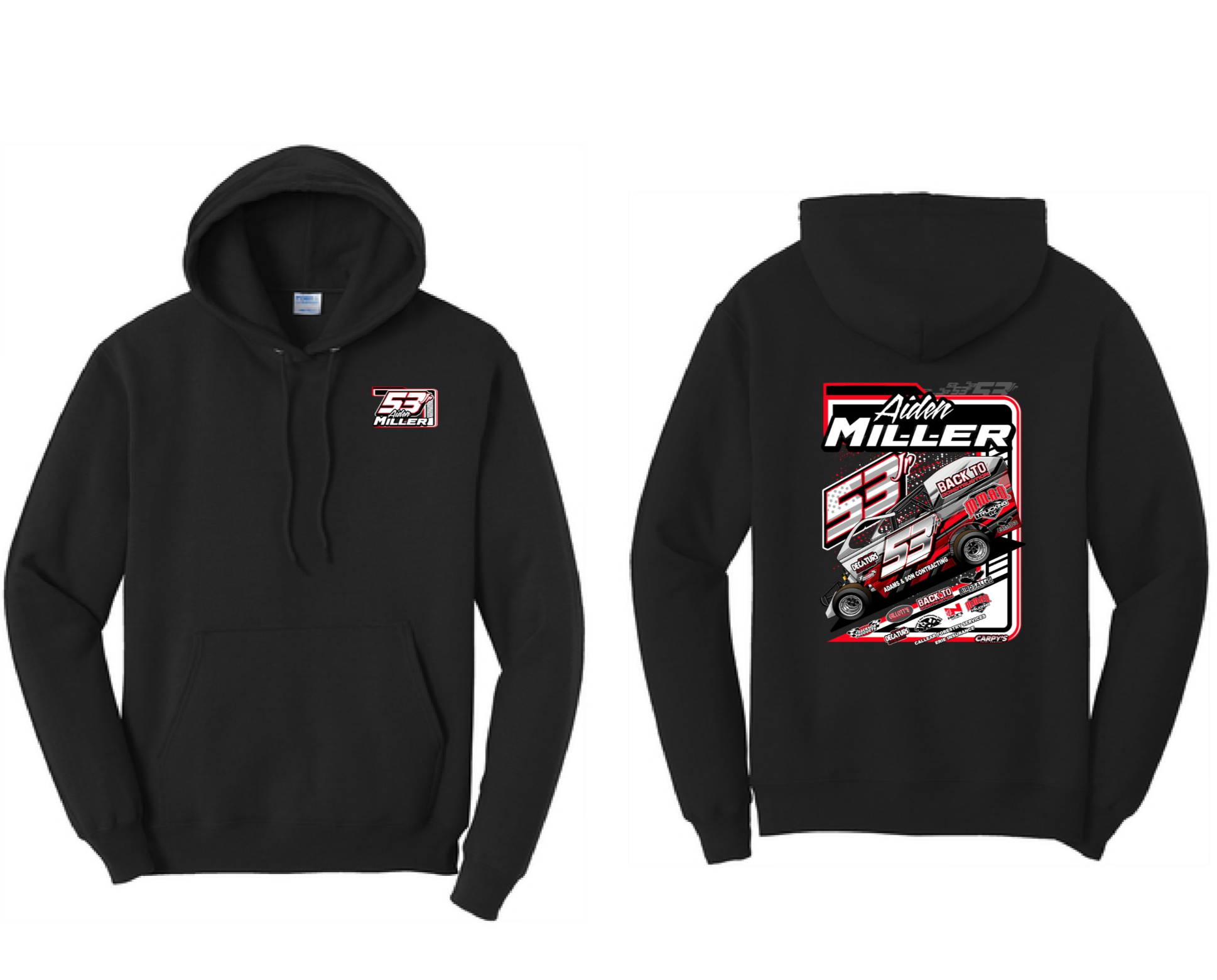 2024 Aiden Miller Hoodie | PC78H Black
