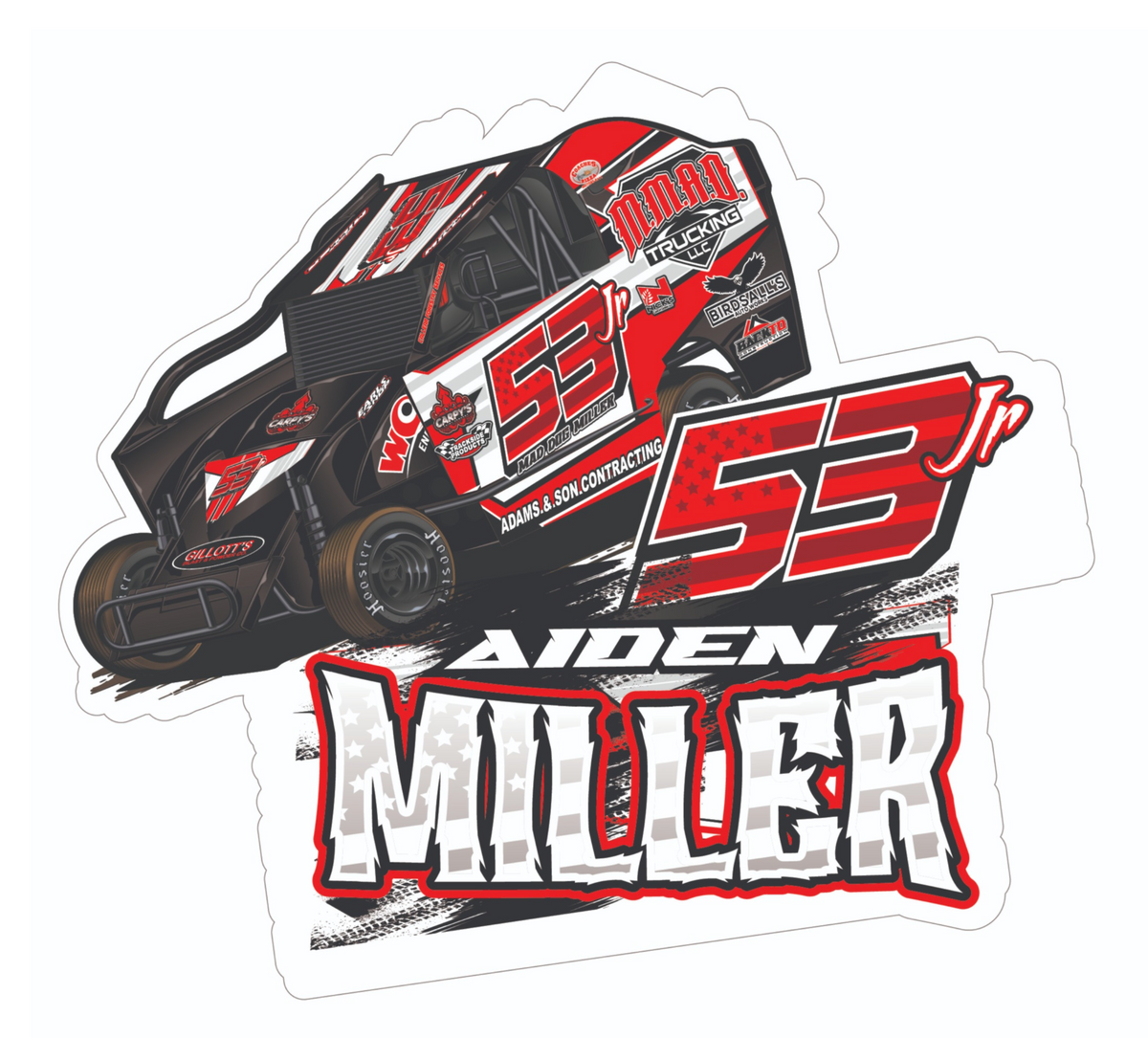2025 Aiden Miller Sticker