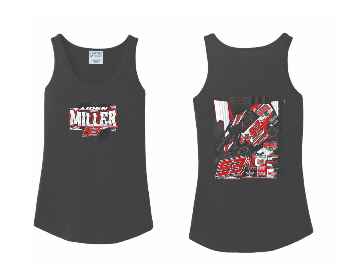2025 Aiden Miller Ladies Tank | DM138L Black