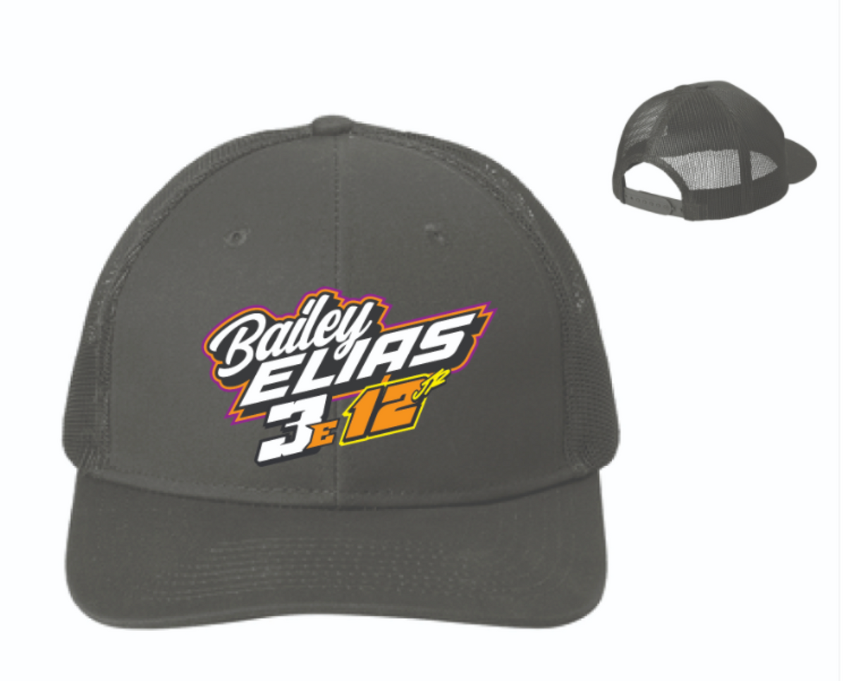 2025 Bailey Elias Trucker Hat | C112 Grey Steel
