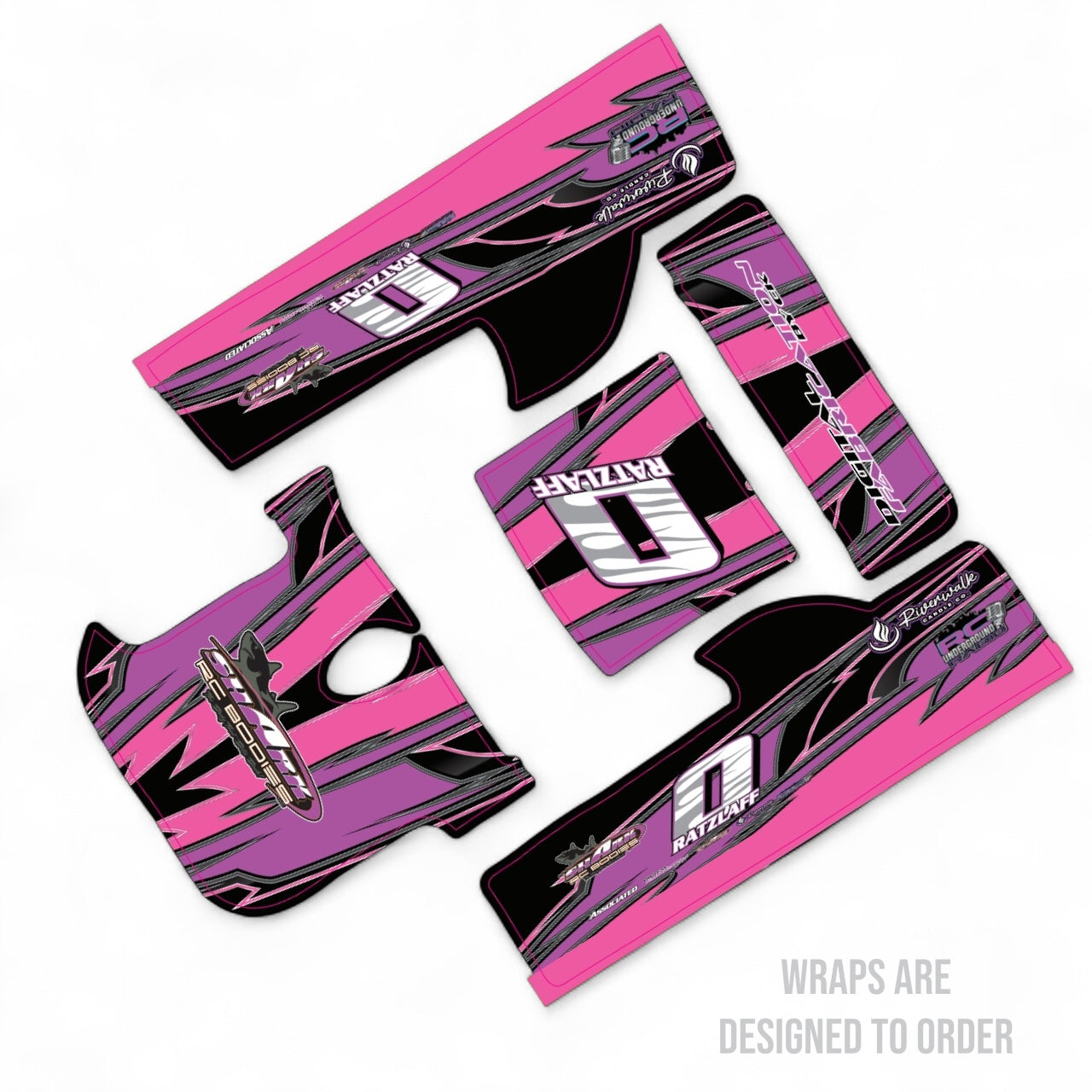 Shark Alien 1RC Late Model Custom Wraps (Designed to Order)