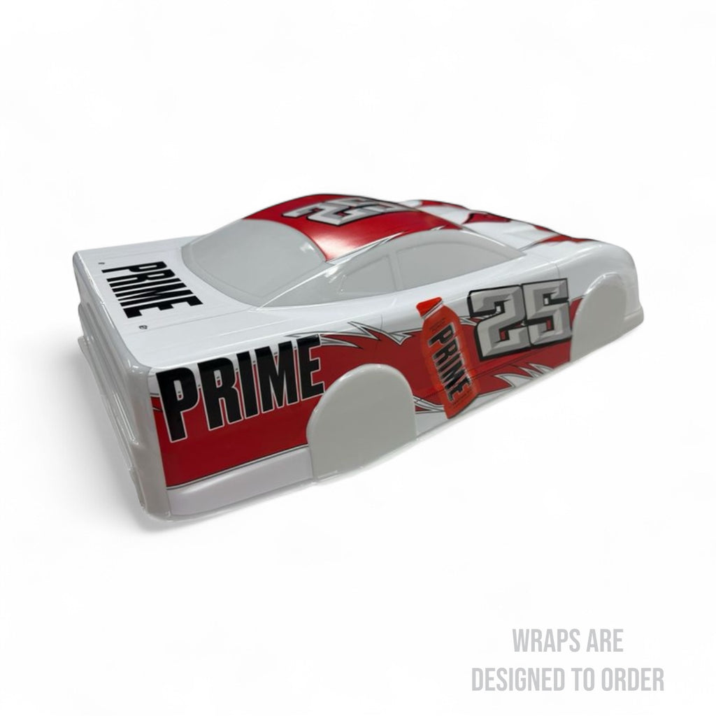 RC car with 'Prime' branding on a white background