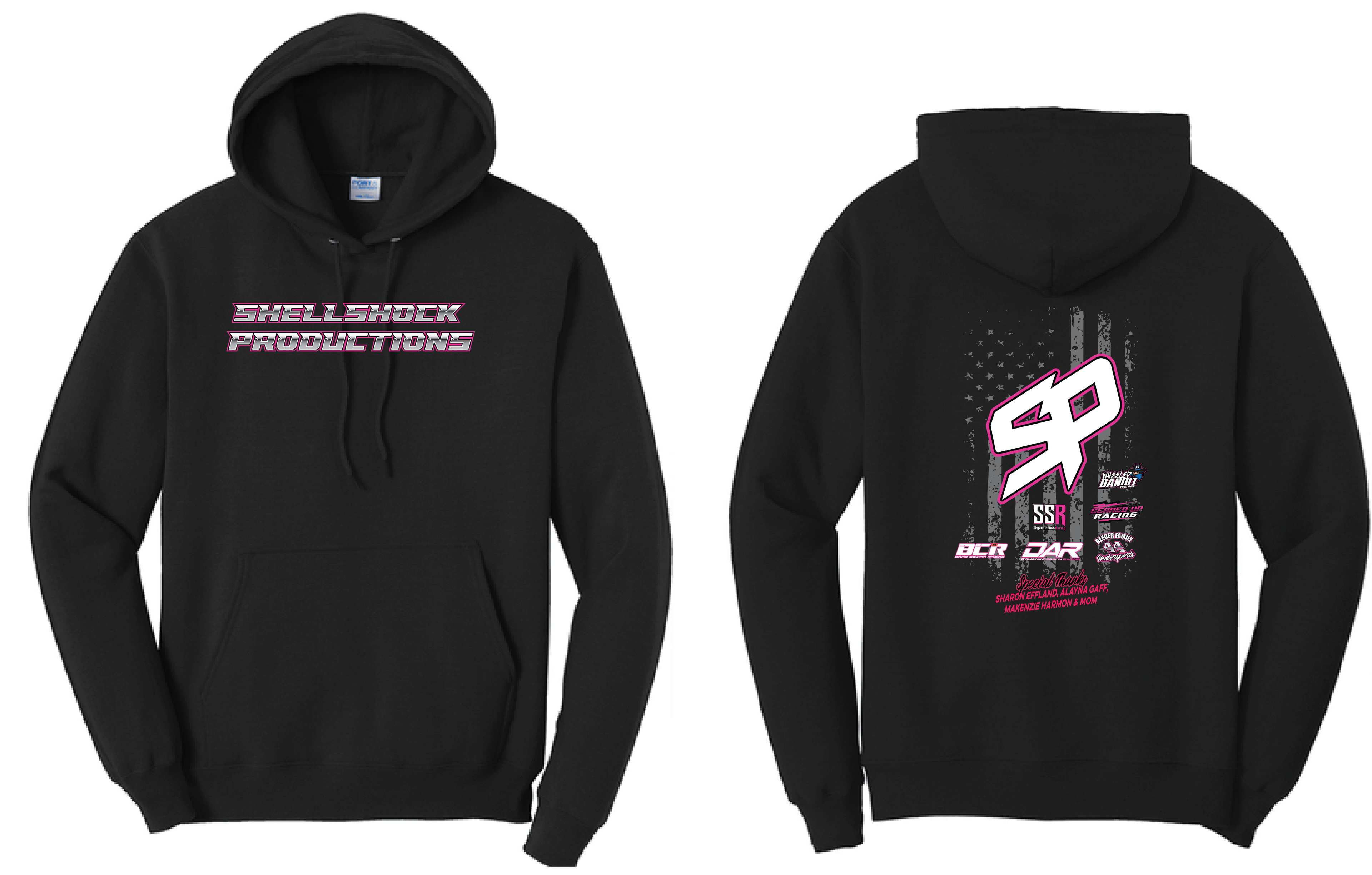Shellshock Productions Hoodie | PC78H Black
