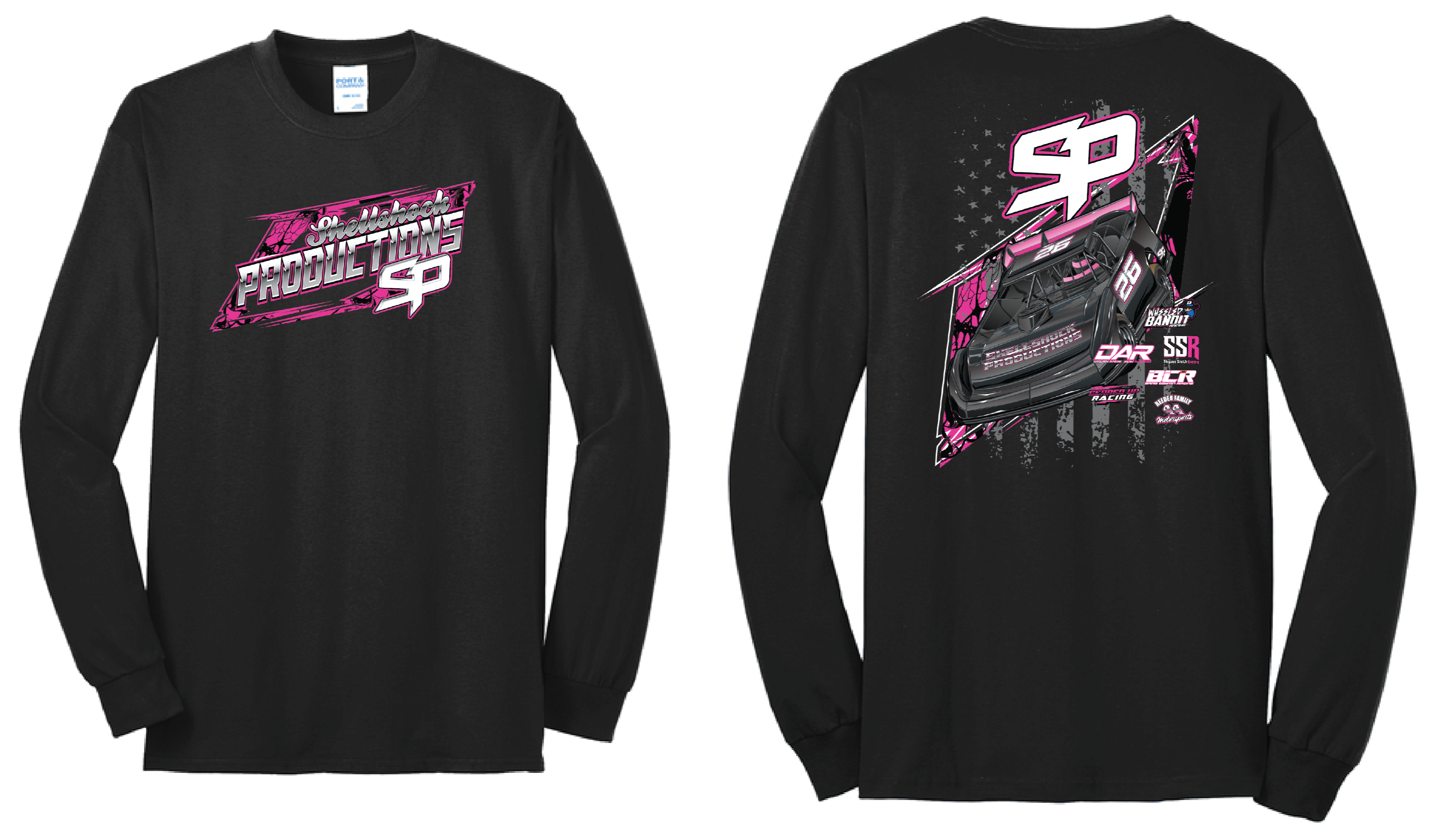 Shellshock Productions Late Model Long Sleeve | PC55LS Black