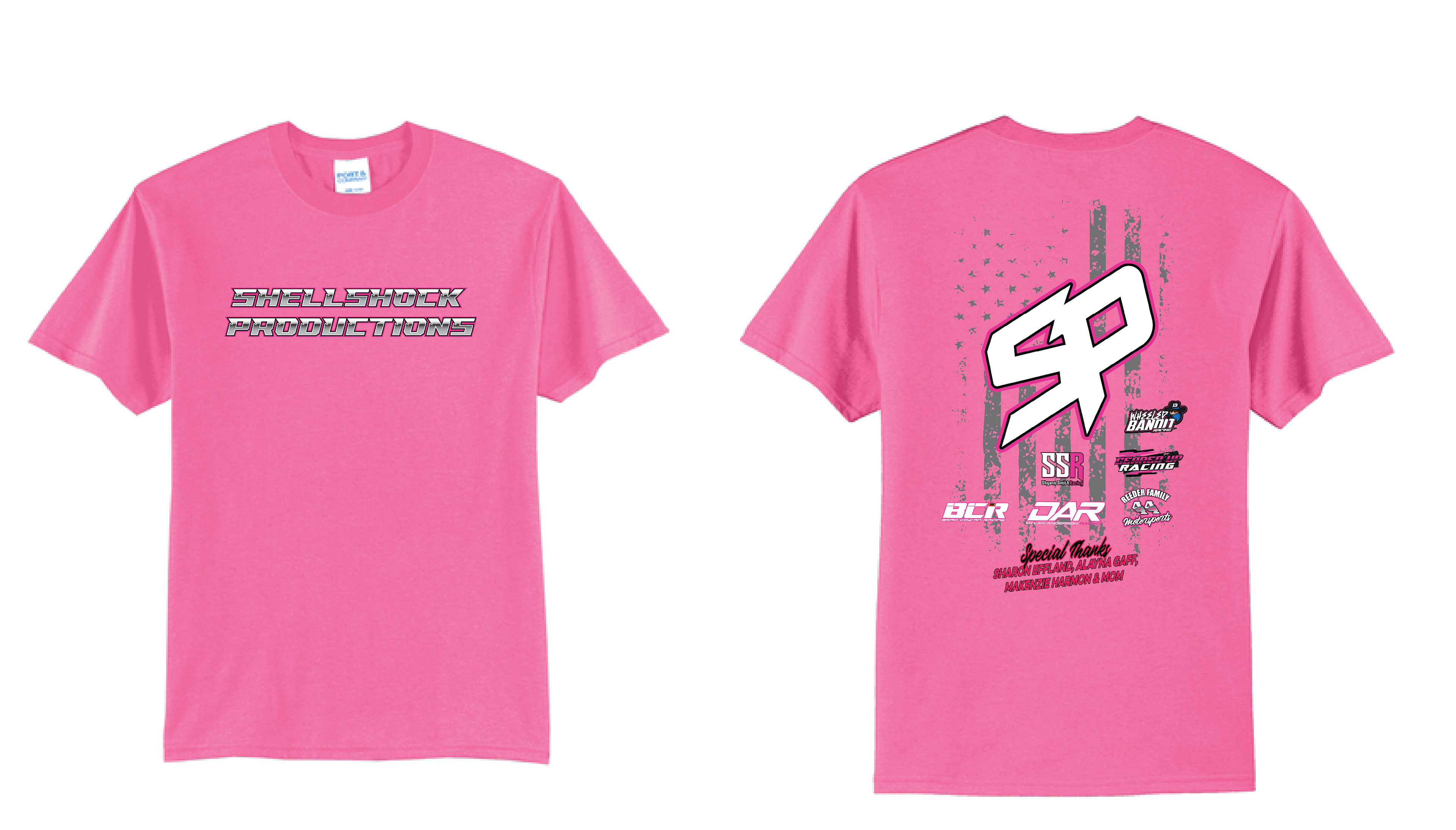 Shellshock Productions TShirt | PC55 Neon Pink