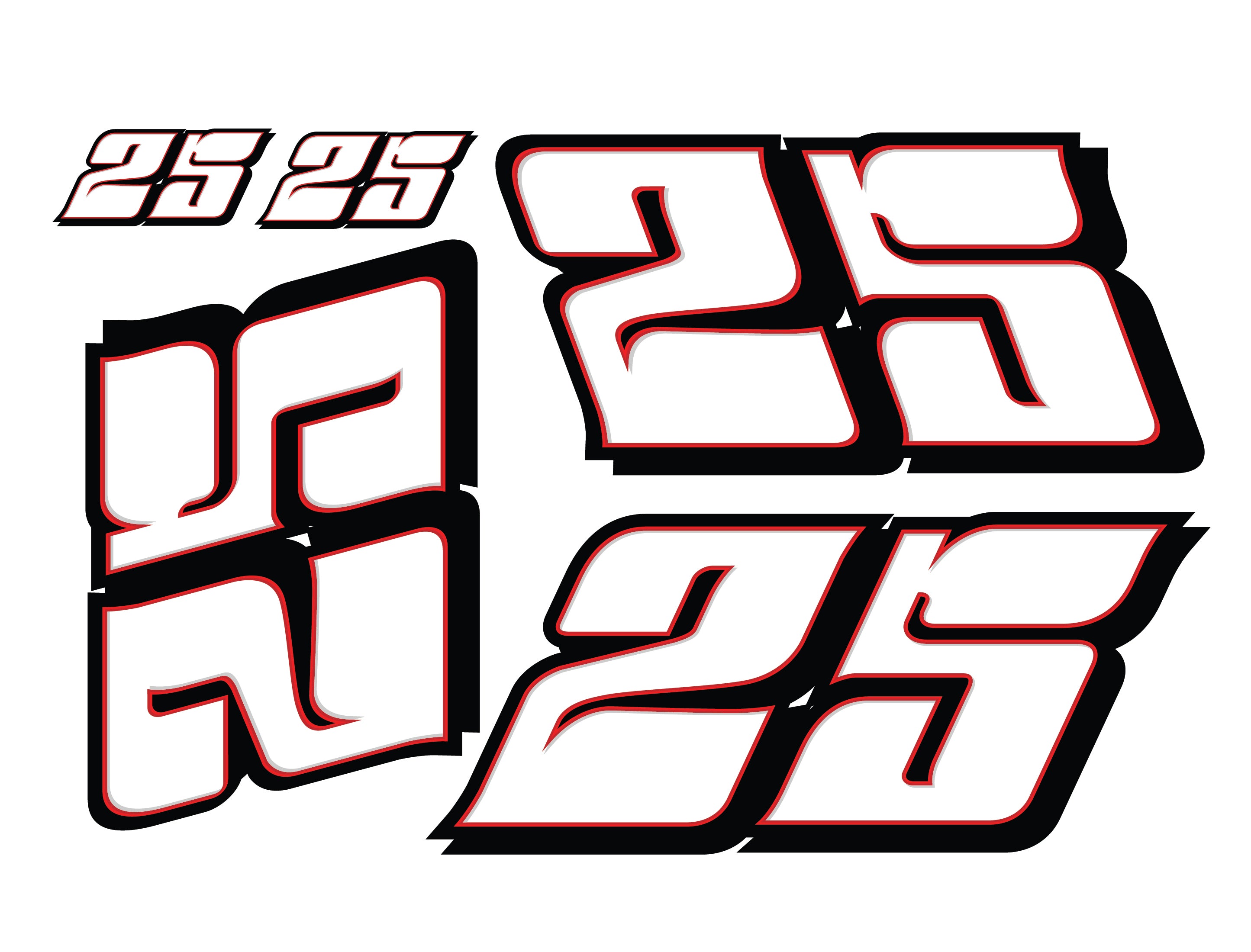 Stock Car Number Pack