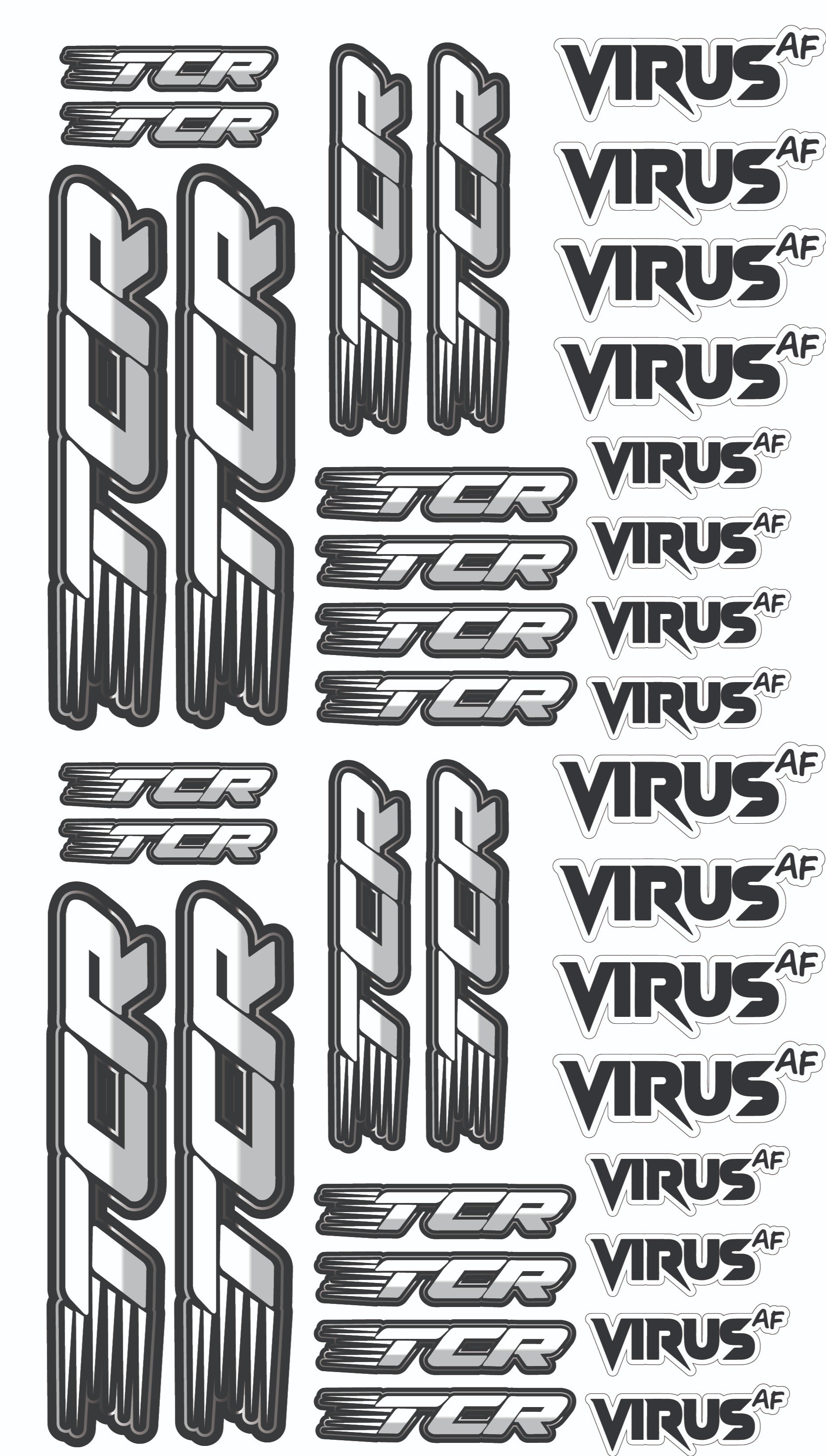 TCR Sticker Pack
