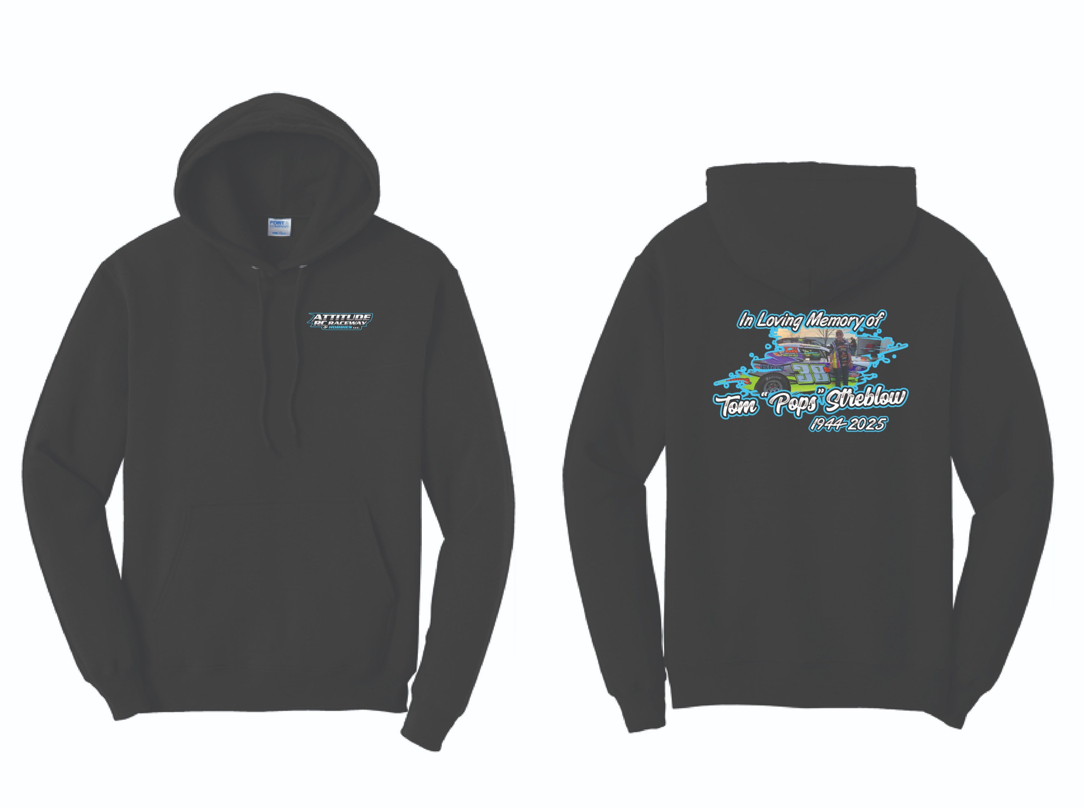 Tom Streblow Memorial Hoodie | PC78H Black