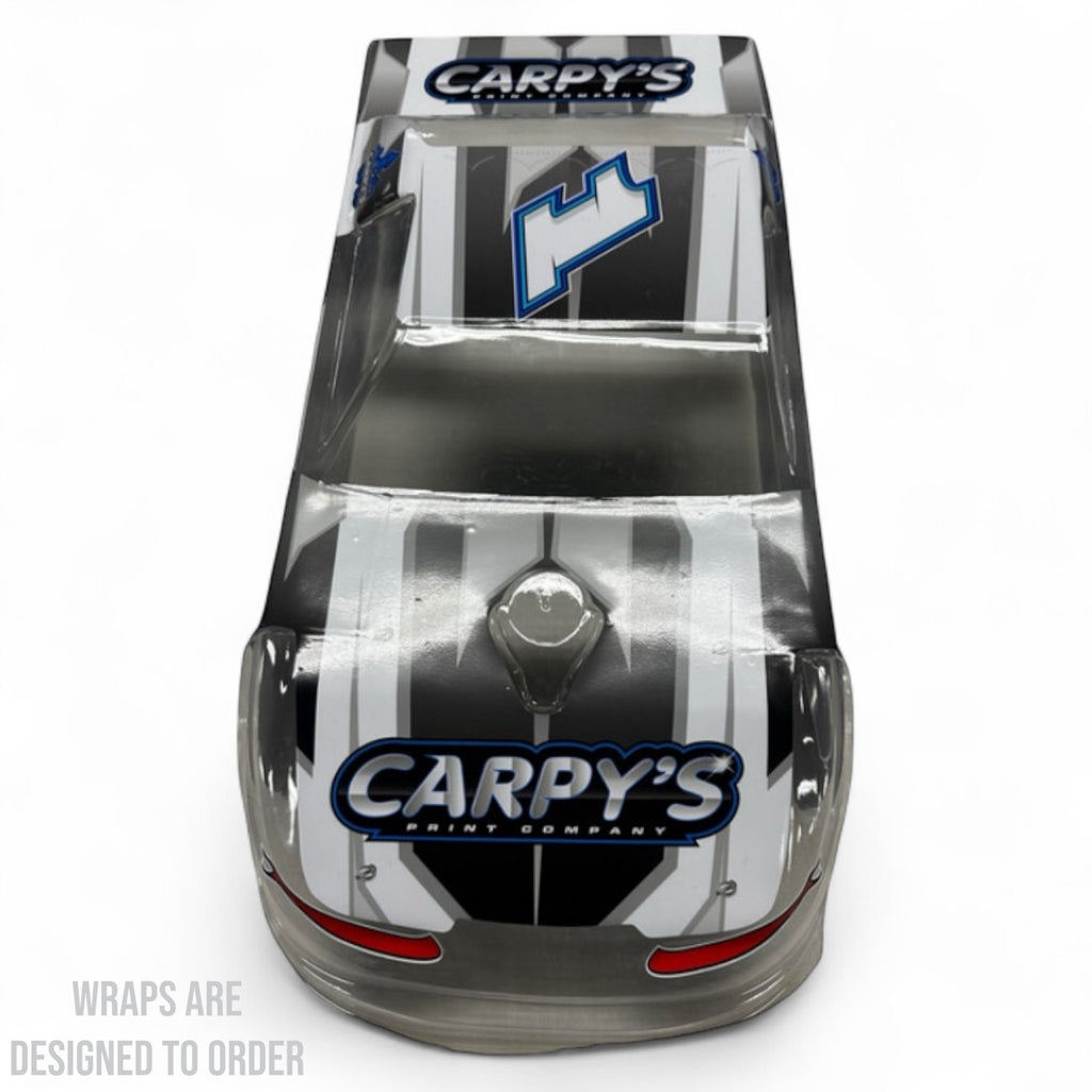 RC car with 'Carpy's Print Company' branding on a white background