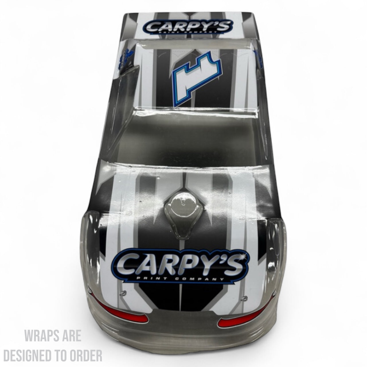RC car with 'Carpy's Print Company' branding on a white background