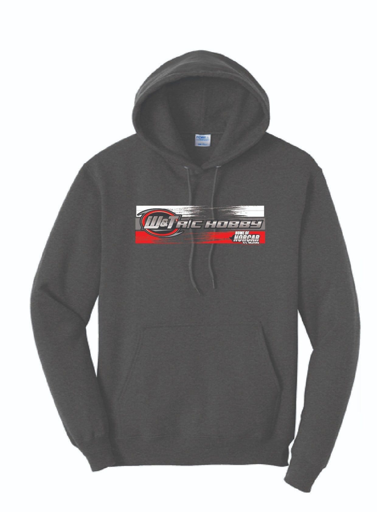 W&T RC Hobby/NORCAR Hoodie | PC78H Dark Heather Grey