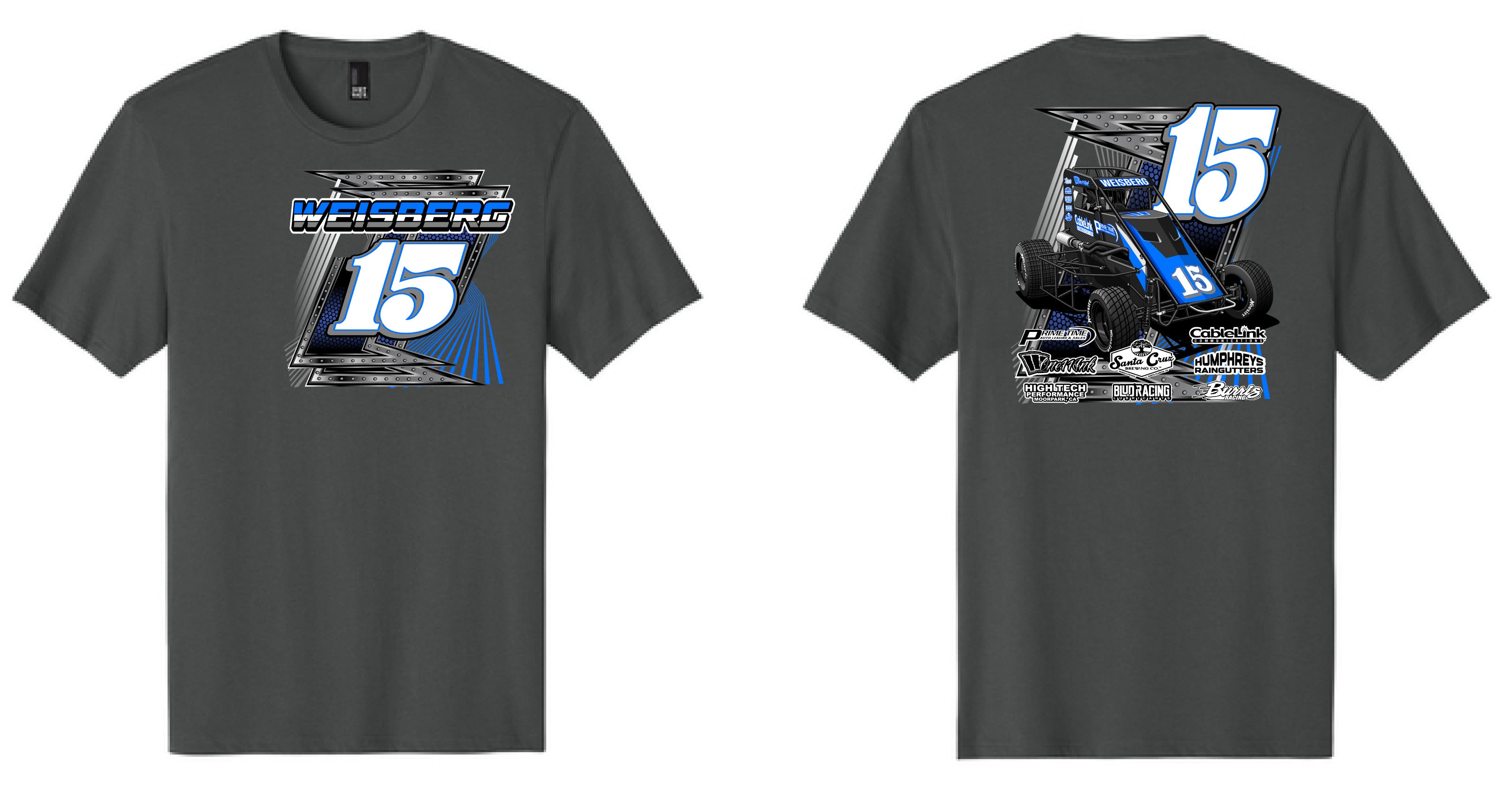 Weisberg 15 TShirt | DT104 Charcoal
