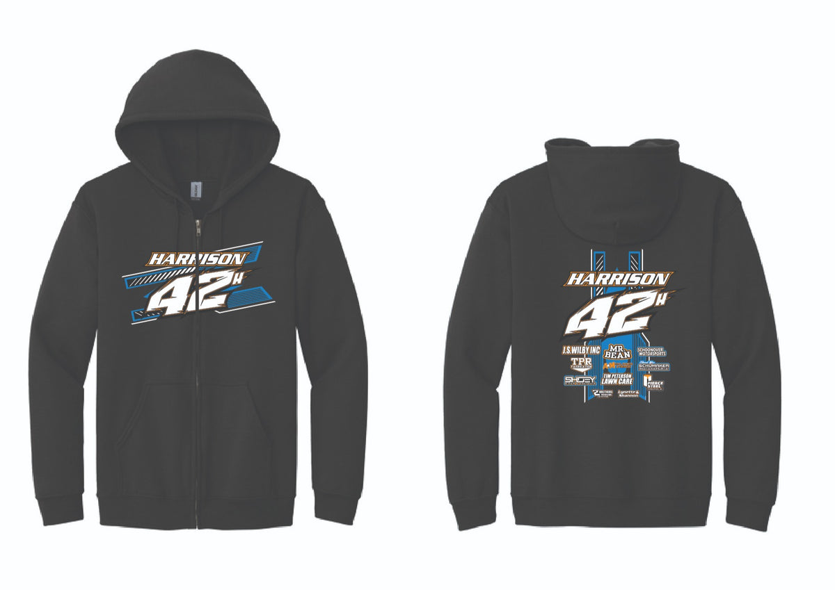 2025 42H Zip Up Hoodie | PC78ZH Black